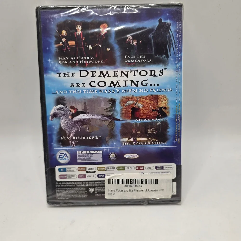 EA Games Harry Potter Prisoner of Azkaban PC CD-ROM New Sealed Magic Adventure